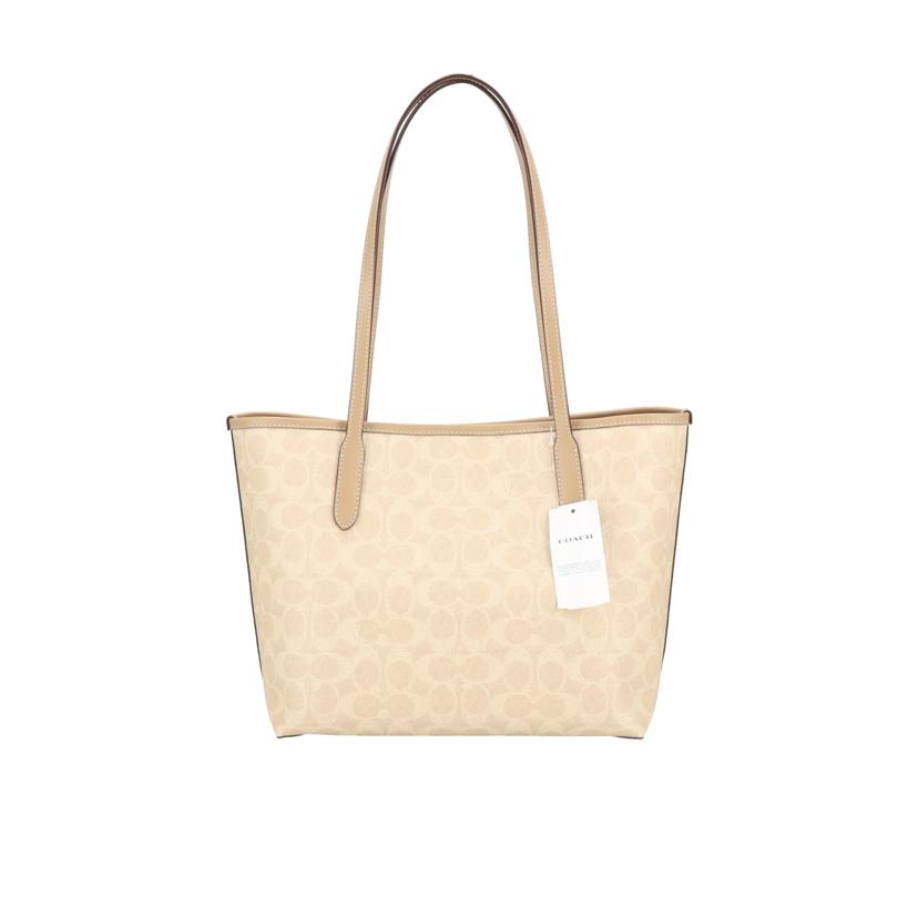 COACH コーチ/ミディアムシグネチャートートバッグ/CDX82//Aランク/81