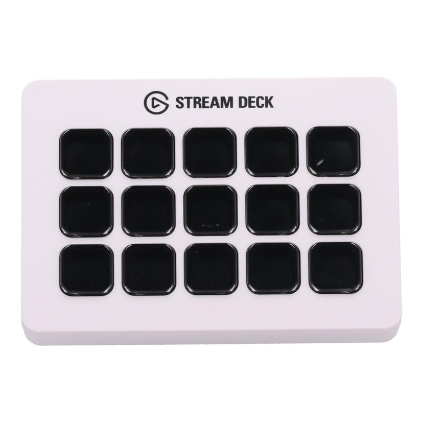 Elgato エルガト　/ショートカットキーボード／Stream　Deck　MK．2　White/10GBA9911//A00TA3212JO4IS/ABランク/70