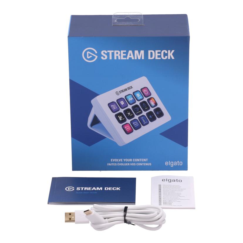 Elgato エルガト　/ショートカットキーボード／Stream　Deck　MK．2　White/10GBA9911//A00TA3212JO4IS/ABランク/70