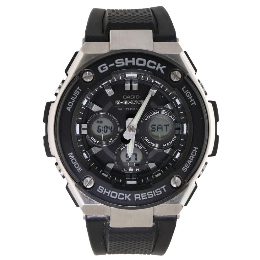 CASIO カシオ/G－SHOCK／G－STEEL／ソーラー電波/GST-W300-1AJF//Aランク/70