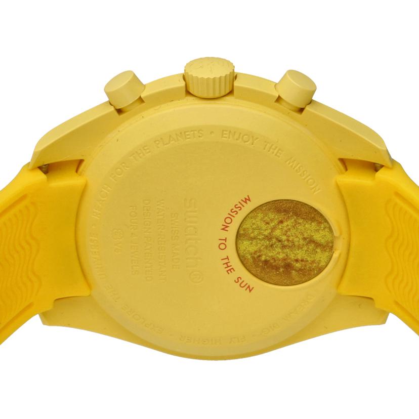 Swatch×OMEGA スウォッチオメガ/ミッショントゥザサン／クオーツ/S033J100//Aランク/70