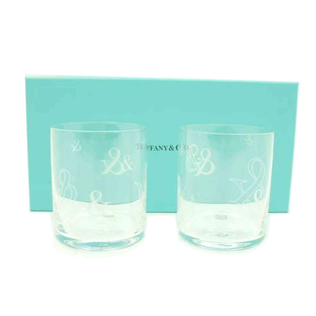 TIFFANY＆Co. ティファニー/アンパーサンド タンブラー2客セット/シボレーコラボ//SAランク/18