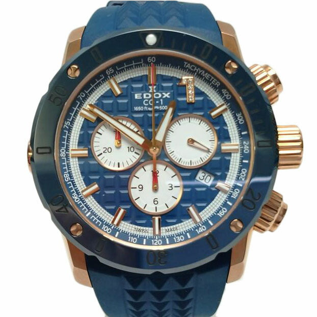 EDOX エドックス/クロノオフショア1　ダイヤ/10221-37RBU9-BUIDR9//139****/ABランク/52