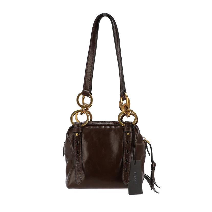 PRADA プラダ/ダングルレザートップハンドル/1BB137//7/1/SAランク/24