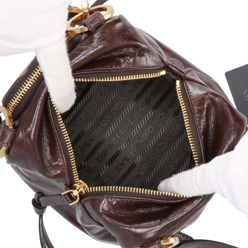 PRADA プラダ/ダングルレザートップハンドル/1BB137//7/1/SAランク/24