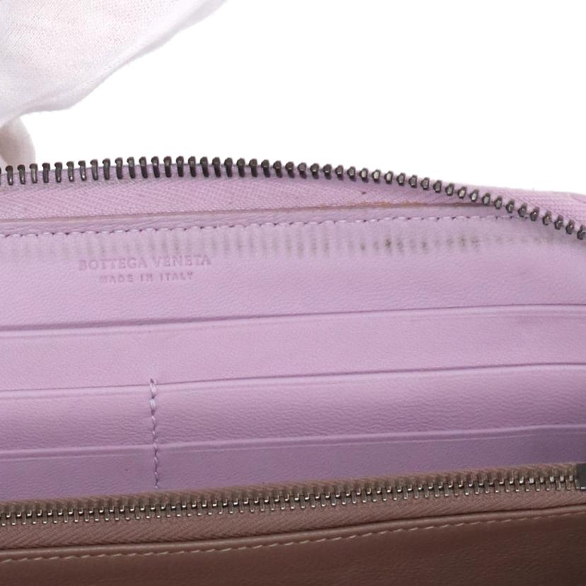 BOTTEGA　VENETA ボッテガヴェネタ/イントレチャートラウンドファスナー長財布//Bランク/94