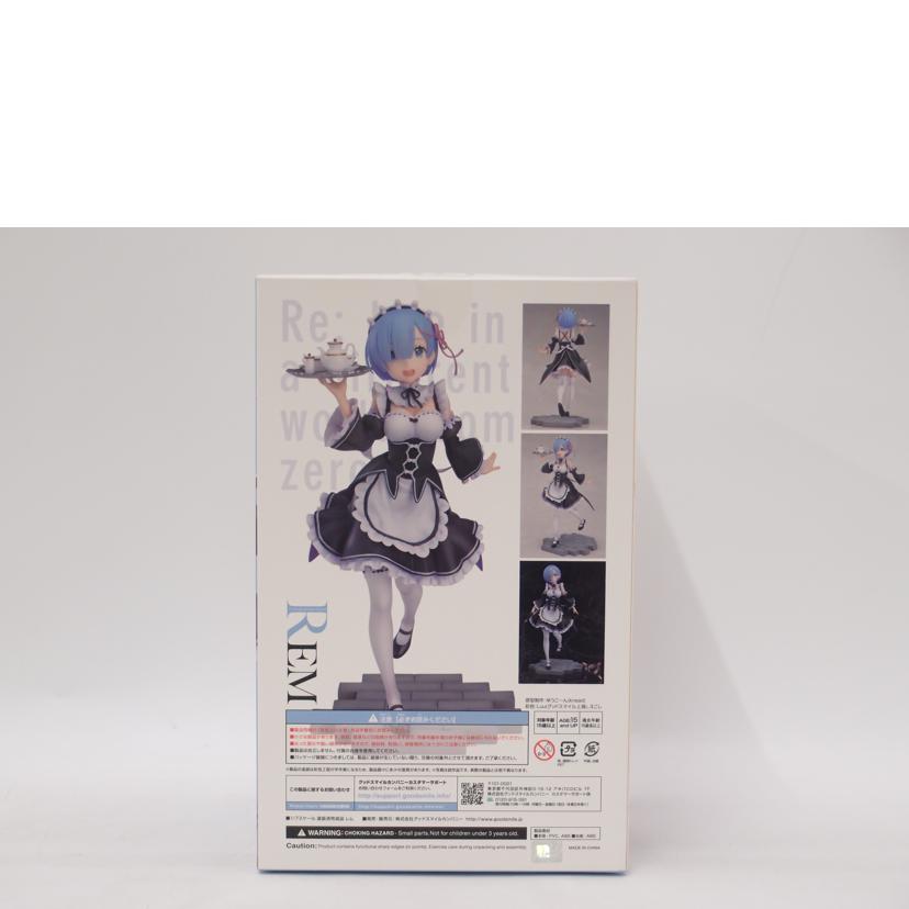 GOOD　SMILE　COMPANY グッドスマイルカンパニー/Re：ゼロから始める異世界生活　レム　1／7　完成品フィギュア［グッドスマイルカンパニー］　未開封/Re:ゼロから始める異世界生活 レム 1/7 完成品フィギュア[グッドスマイルカンパニー]//Sランク/69