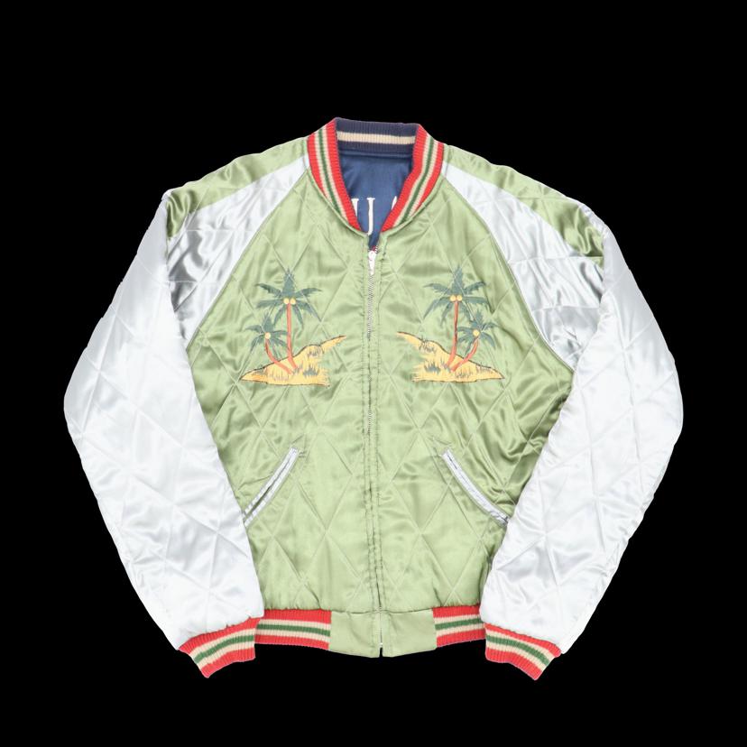 東洋エンタープライズ 東洋エンタープライズ/リバーシブルスカジャン／GUAMMAPxPEACOCK／サテンキルト／希少/TT10931//ABランク/24