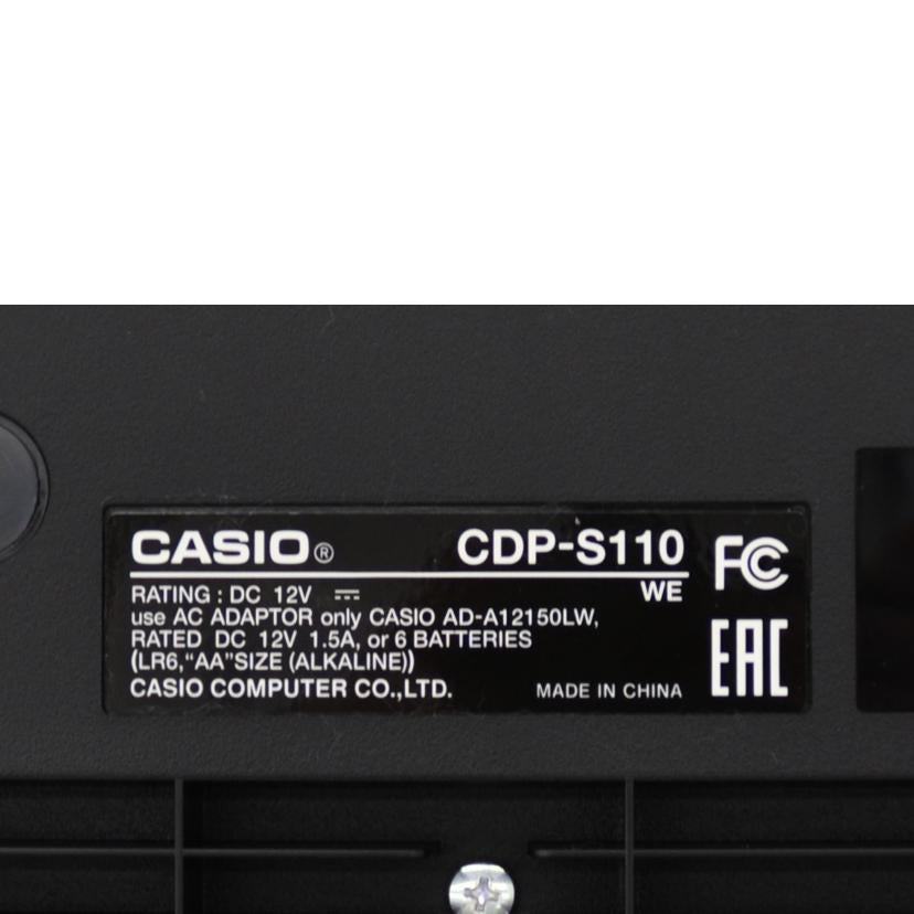 CASIO カシオ/電子ピアノ/CDP-S110//948DDC22K003168DAB/Aランク/75