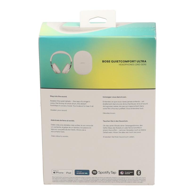 BOSE ボーズ/ワイヤレスヘッドホン/QuietComfort Ultra Headphones 2nd White未使用/890101-0200//085956M53351110AE/Sランク/71