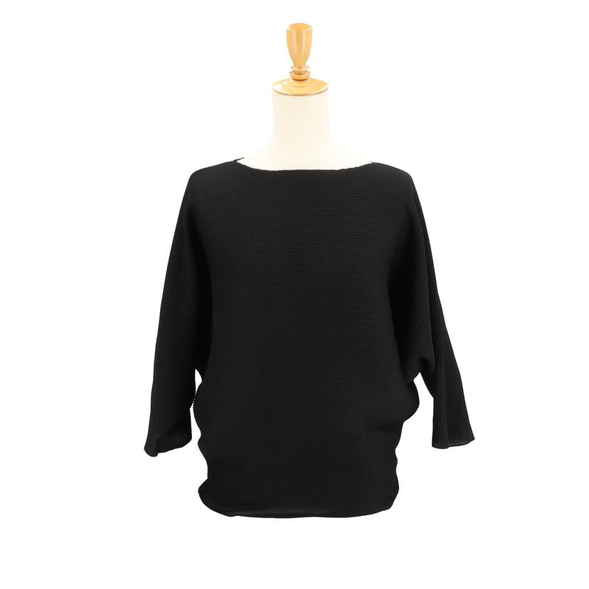 ISSEY MIYAKE/me ワッフルオーバーサイズカットソー/ブラック/MI61FJ054//ｻｲｽﾞ:F/Aランク/91