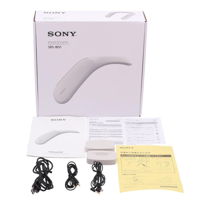 SONY ソニー/ネックスピーカー/SRS-WS1//S013182861F/Bランク/24