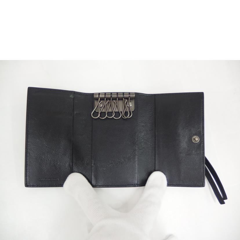BALENCIAGA バレンシアガ/6連キーケース／キーリング付／ブラック//Aランク/82