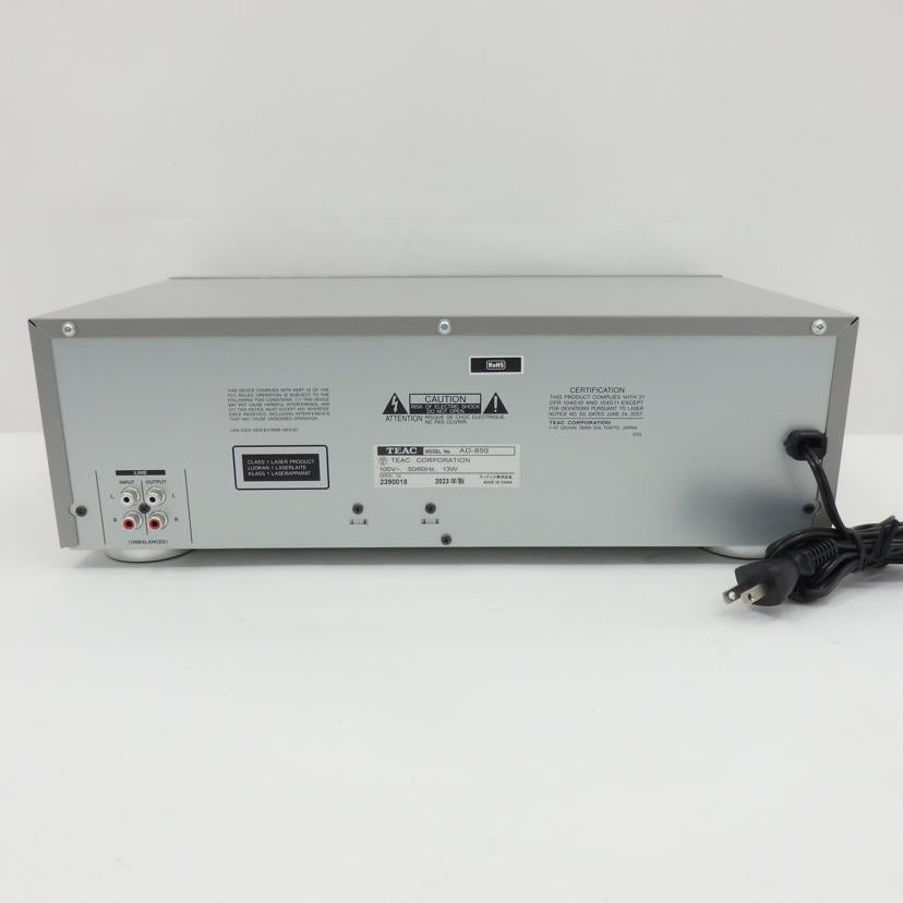 TEAC/カセットデッキ／CDプレーヤー/AD-850//ABランク/77