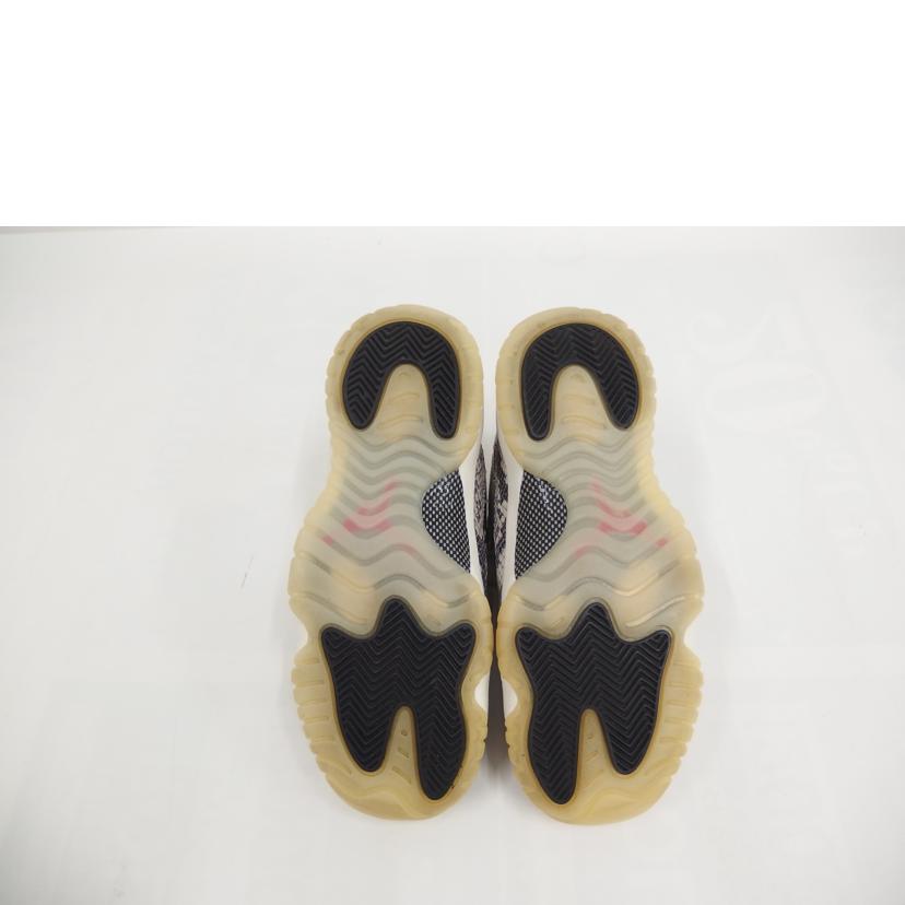 NIKE ナイキ/GS　AIR　JORDAN　11　RETRO　LOW　SNAKE　LIGHT　BONE/CD6847-002//Bランク/82