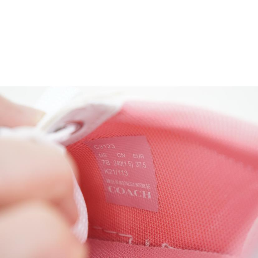 COACH コーチ/COACH　CLIP　SIG　PVC　LOW　TOP　24．0/C3123//Aランク/67
