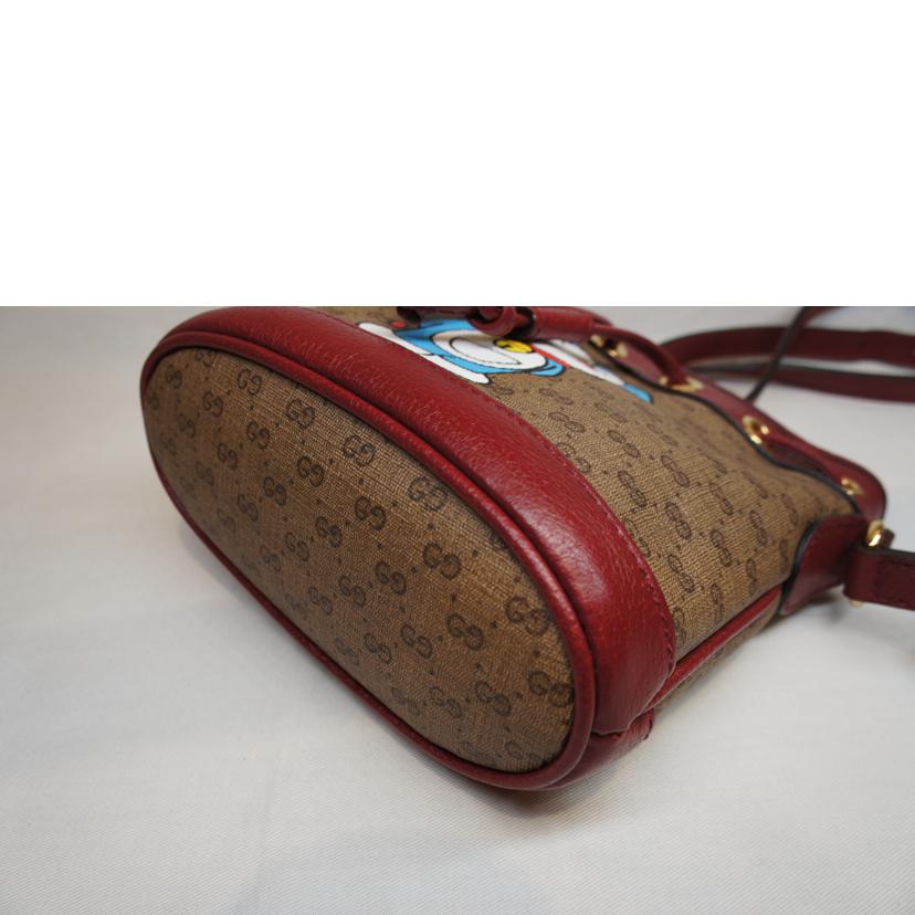 GUCCI　 グッチ/ドラえもんコラボ／GGスプリーム巾着ショルダー/647801//520***/Aランク/92