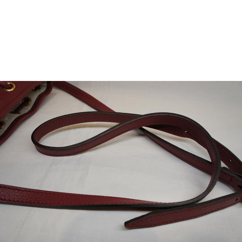 GUCCI　 グッチ/ドラえもんコラボ／GGスプリーム巾着ショルダー/647801//520***/Aランク/92