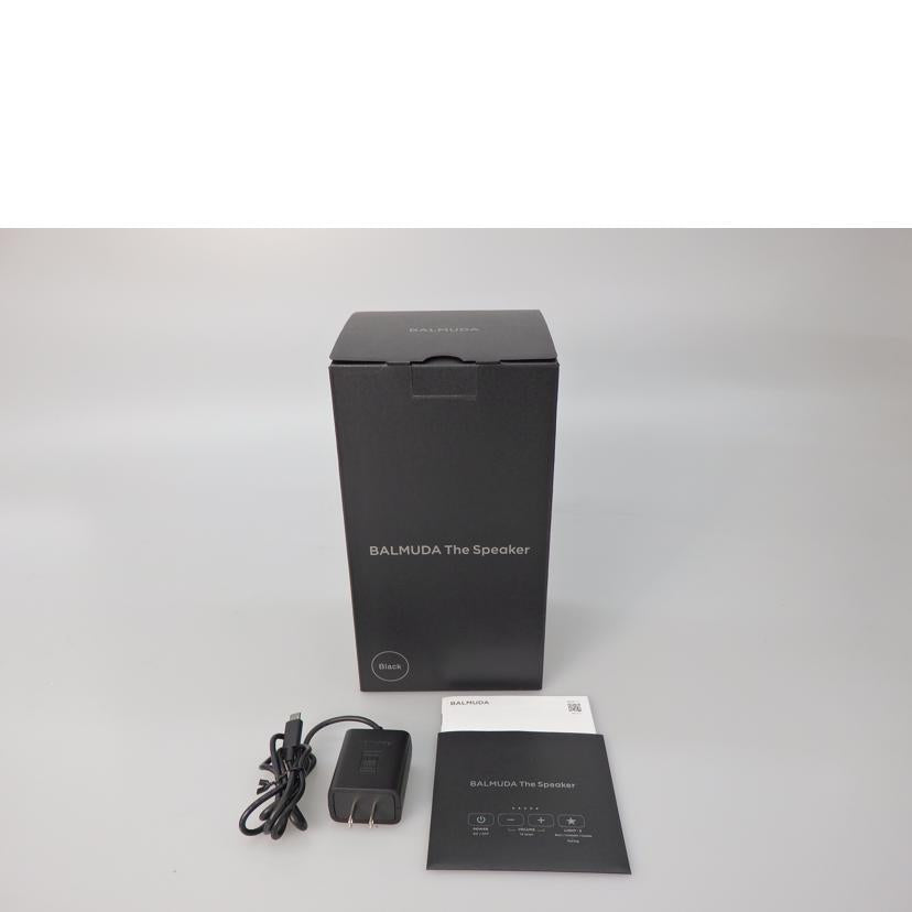 美品】BALMUDA M01A BLACK バルミューダ ワイヤレススピーカー