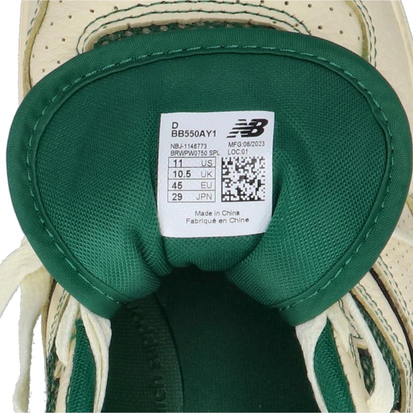 NEW　BALANCE ニューバランス/BB550AY1　スニーカー/BB550AY1//ｻｲｽﾞ:29cm/Aランク/91