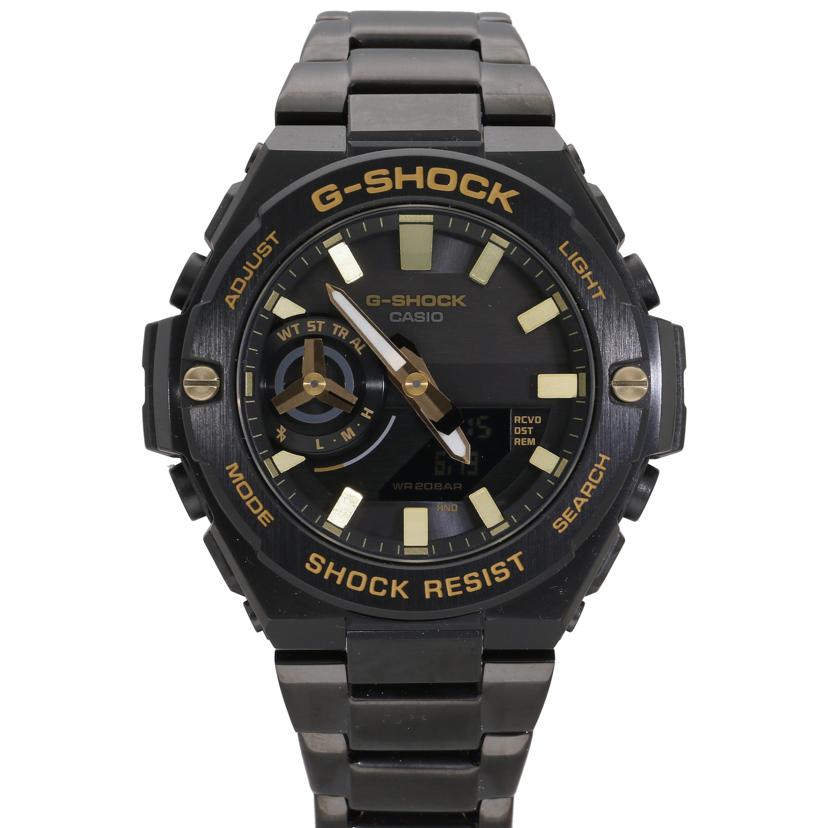CASIO カシオ/G-SHOCK/G-STEEL/タフソーラー×スマホリンク/GST-B500BD-1A9DR//568*/SAランク/22