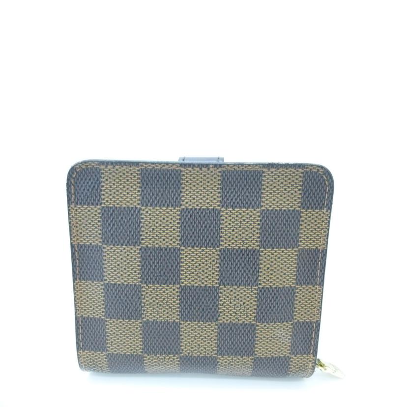 LV ルイヴィトン/コンパクトジップ／ダミエエベヌ/N61668//CA1***/Bランク/88