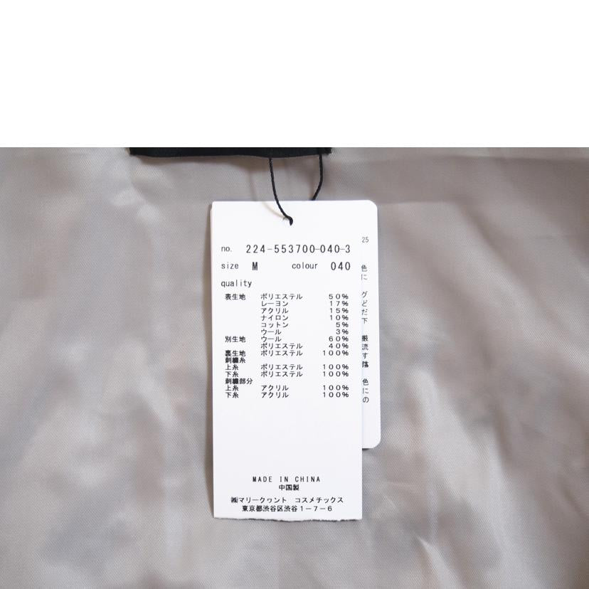 MARY　QUANT/ラウンドロゴ　クロップドブルゾン/224-553700-040-3//Aランク/71