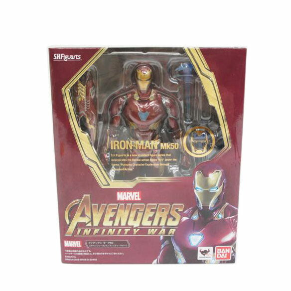 BANDAI バンダイ/S．H．Figuarts　アイアンマン　マーク50（アベンジャーズ／インフィニティ・ウォー）／可動フィギュア//Sランク/05
