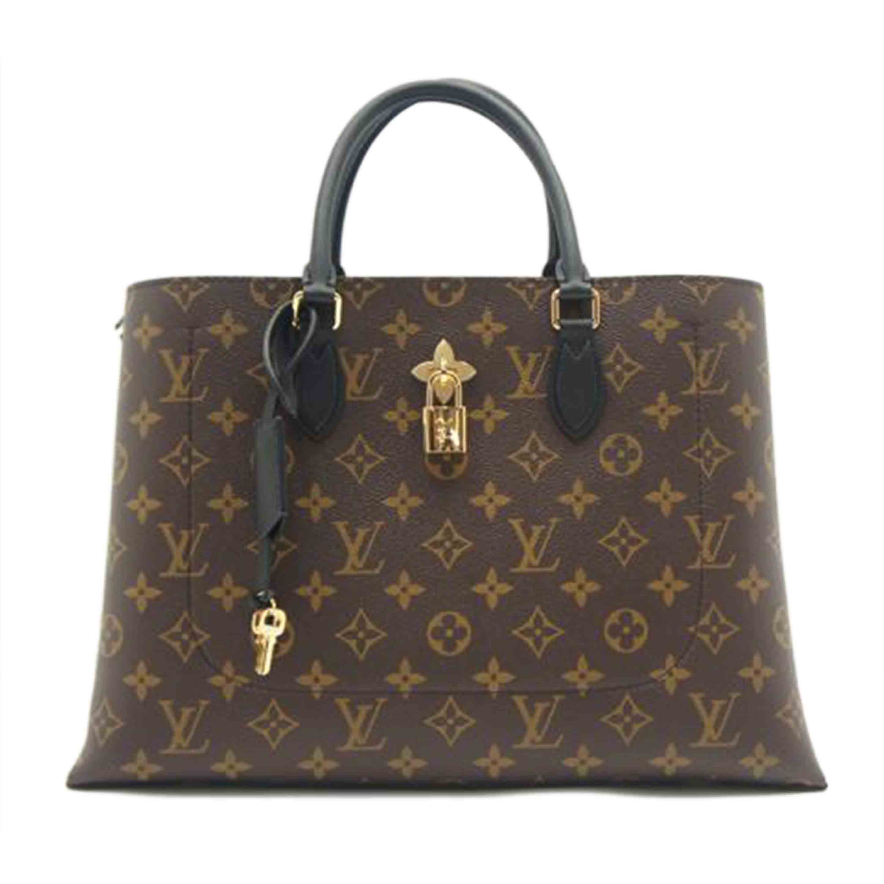 LOUIS　VUITTON LV/フラワー・トート／モノグラム／ノワール/M43550//AH4***/Aランク/75