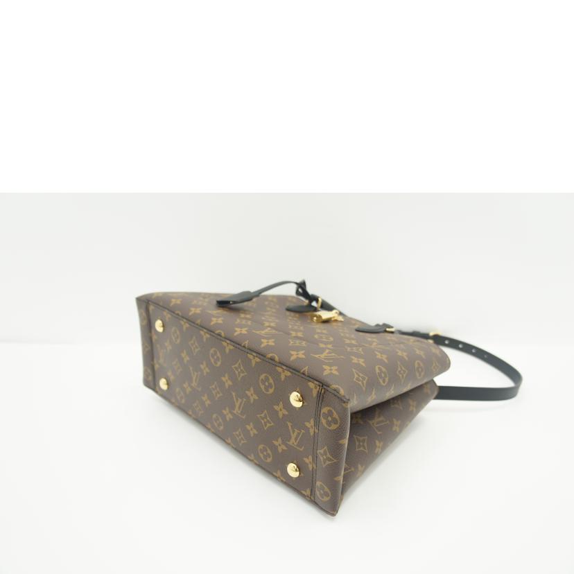 LOUIS　VUITTON LV/フラワー・トート／モノグラム／ノワール/M43550//AH4***/Aランク/75