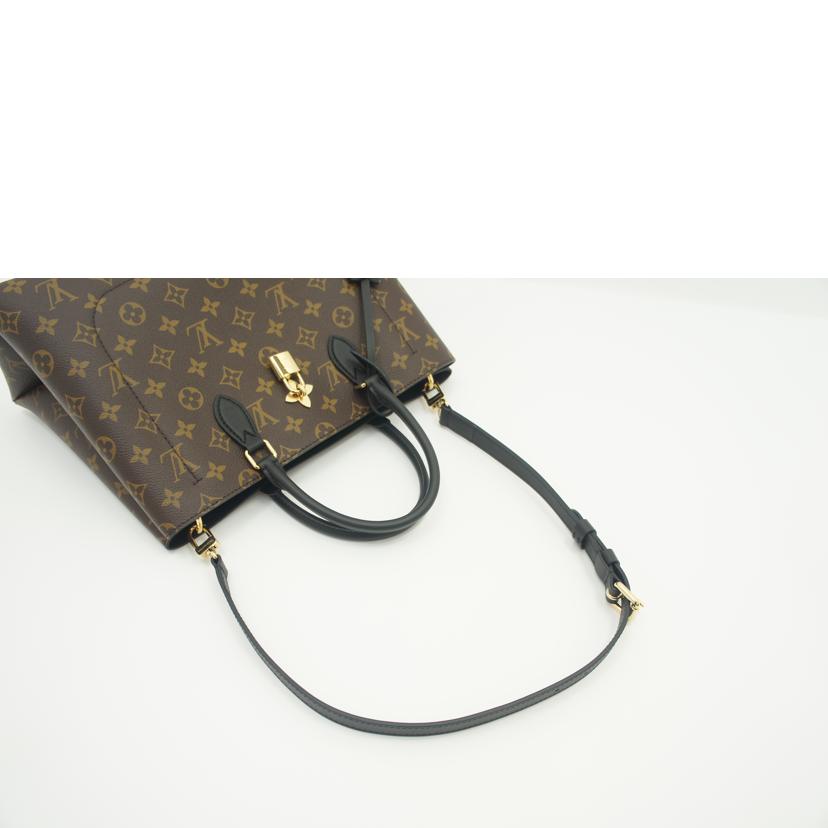 LOUIS　VUITTON LV/フラワー・トート／モノグラム／ノワール/M43550//AH4***/Aランク/75