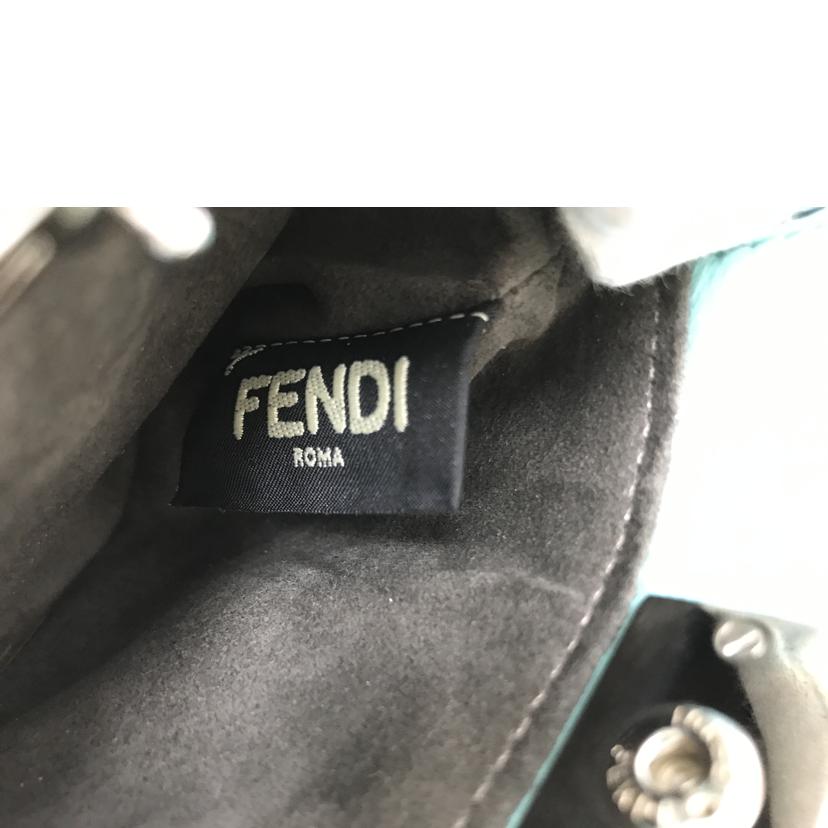 FENDI フエンディ/マイクロピーカブ　ミントグリーン　シルバー金具/8M0355-K47-159-8241//ABランク/51