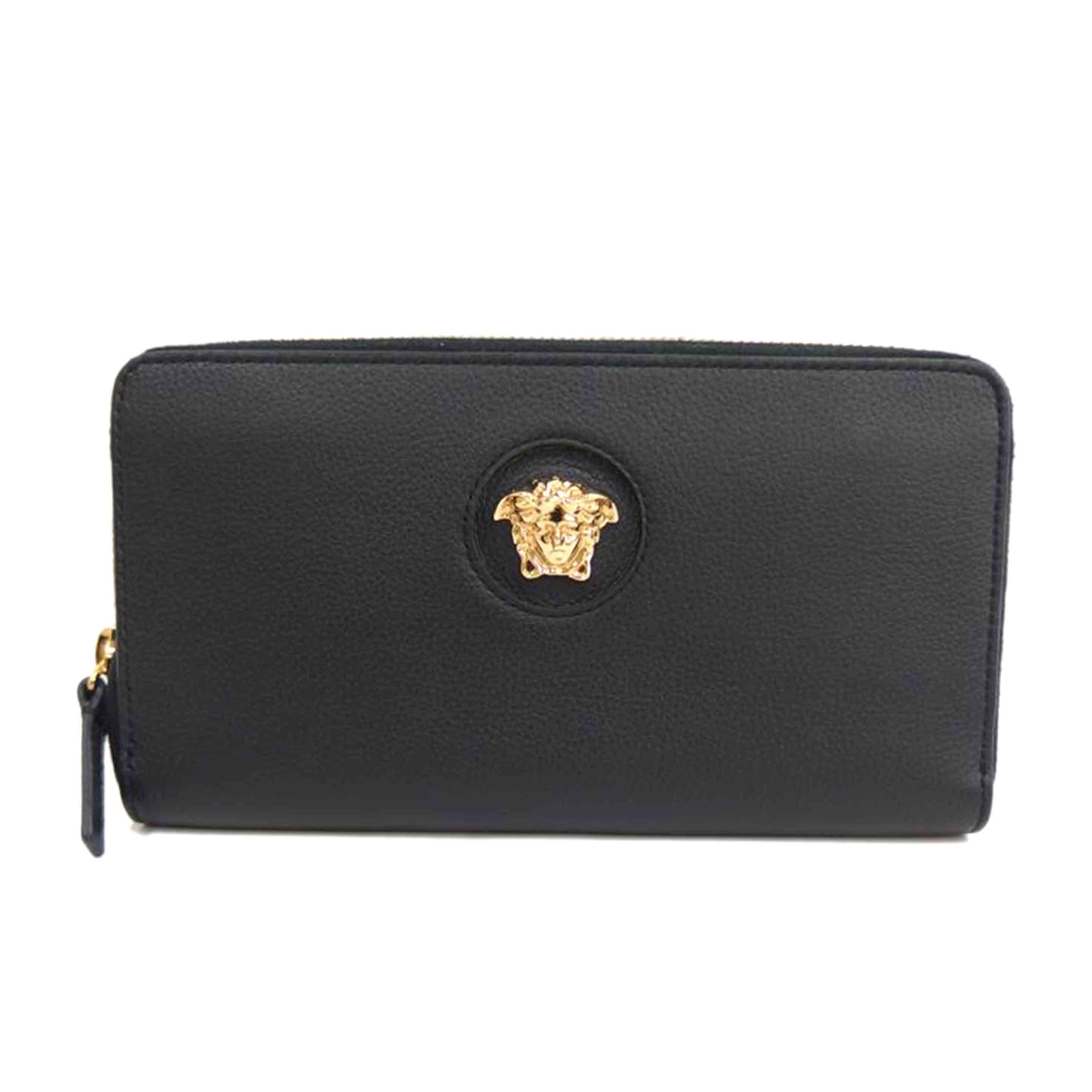VERSACE ﾍﾞﾙｻｰﾁ/ラウンドファスナー長財布//Aランク/82
