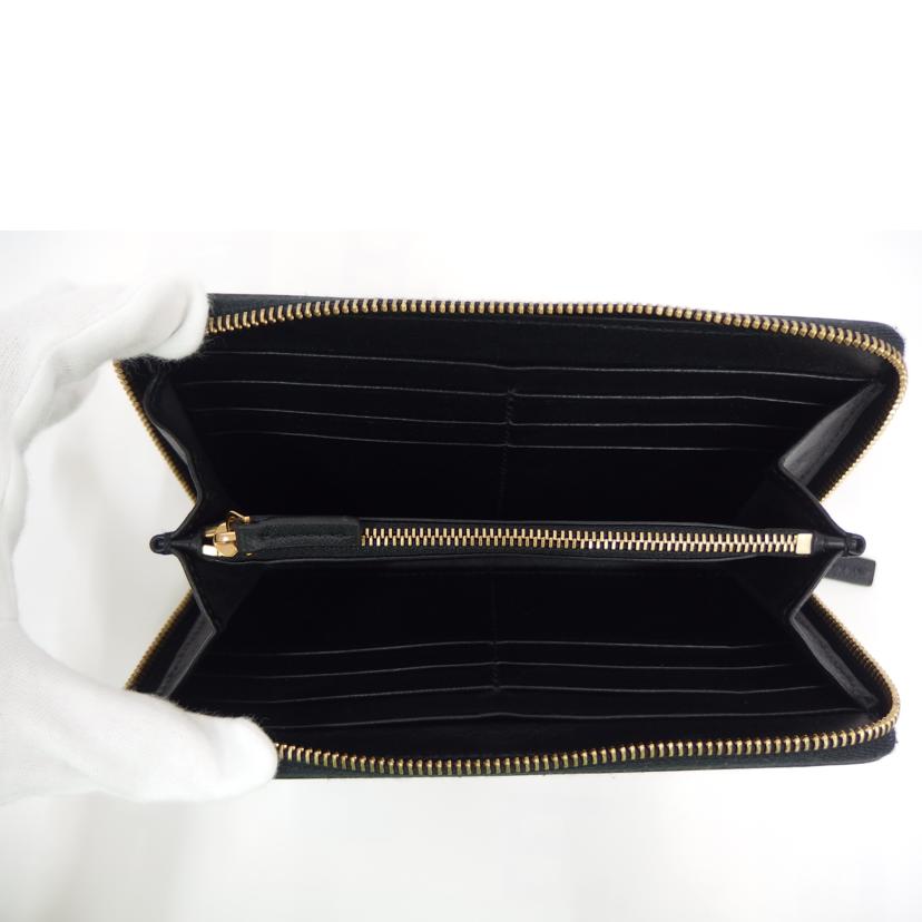 VERSACE ﾍﾞﾙｻｰﾁ/ラウンドファスナー長財布//Aランク/82