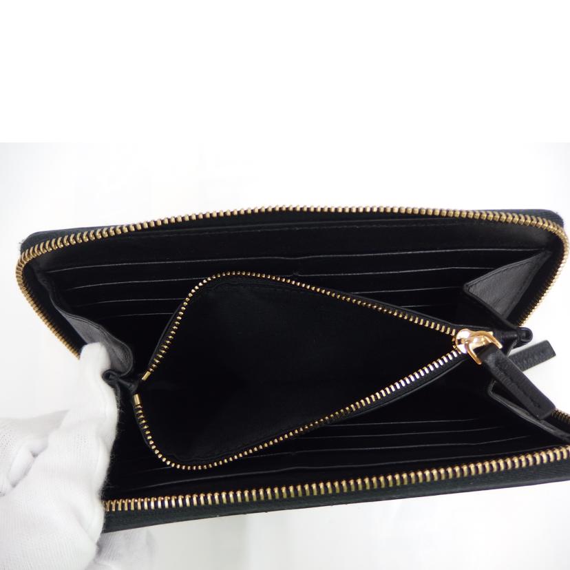 VERSACE ﾍﾞﾙｻｰﾁ/ラウンドファスナー長財布//Aランク/82