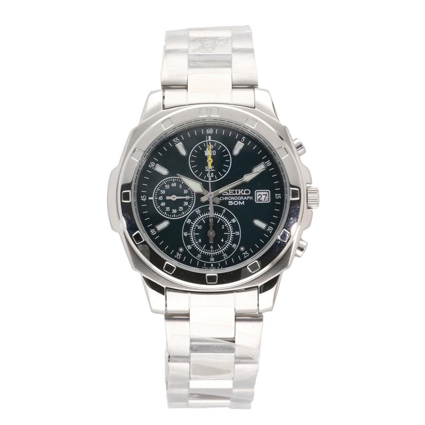 SEIKO セイコー/セイコークロノグラフ・グリーン／海外モデル／クオーツ/SND411P//280***/SAランク/78