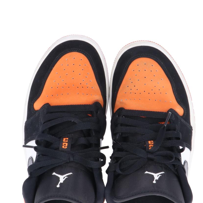NIKE ナイキ/AIR　JORDAN　1　LOW・BK／OR　/553558-128//00193152248342/Bランク/85