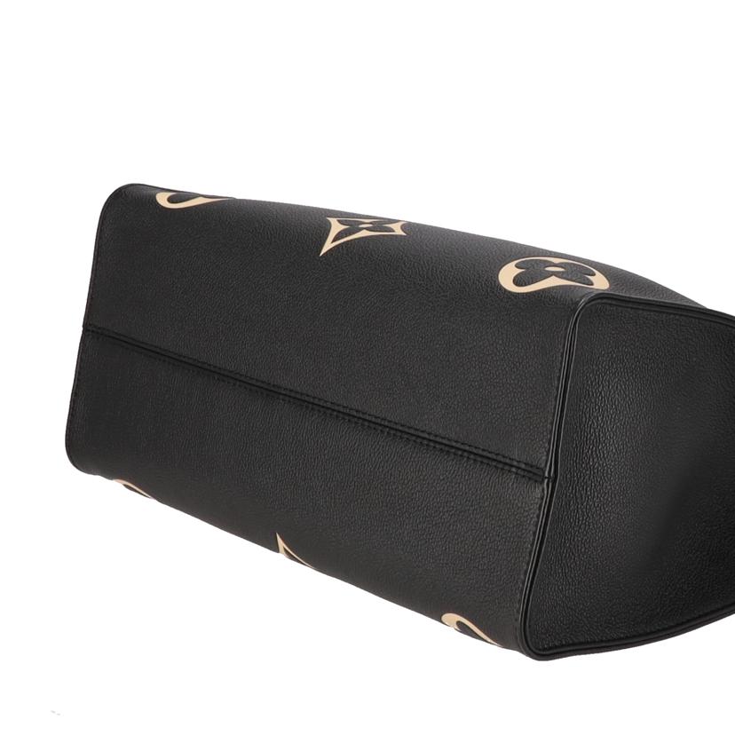 LOUIS　VUITTON ルイヴィトン/オンザゴーMM／　モノグラム・アンプラント／ブラック×ベージュ/M45495//FL0***/ABランク/91