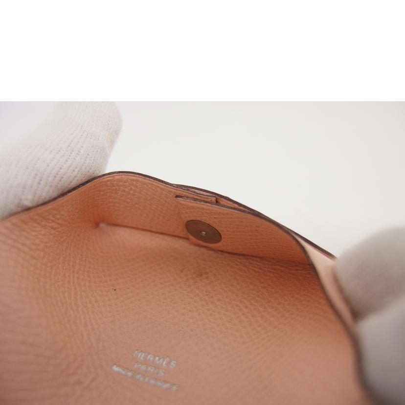 HERMES エルメス/バスティア／コインケース／ライトピンク//X M******/Bランク/04