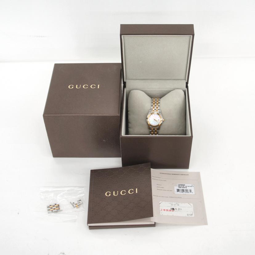 GUCCI グッチ/レデイース腕時計11Pダイヤ／SSXYG／クオーツ/5500L//155*****/Bランク/94