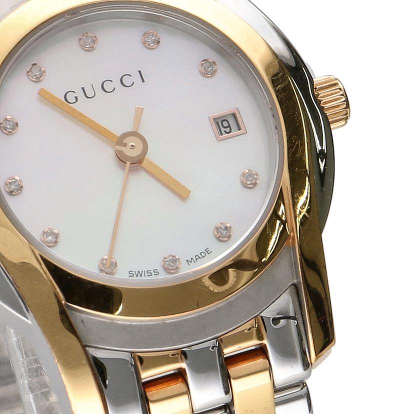 GUCCI グッチ/レデイース腕時計11Pダイヤ／SSXYG／クオーツ/5500L//155*****/Bランク/94