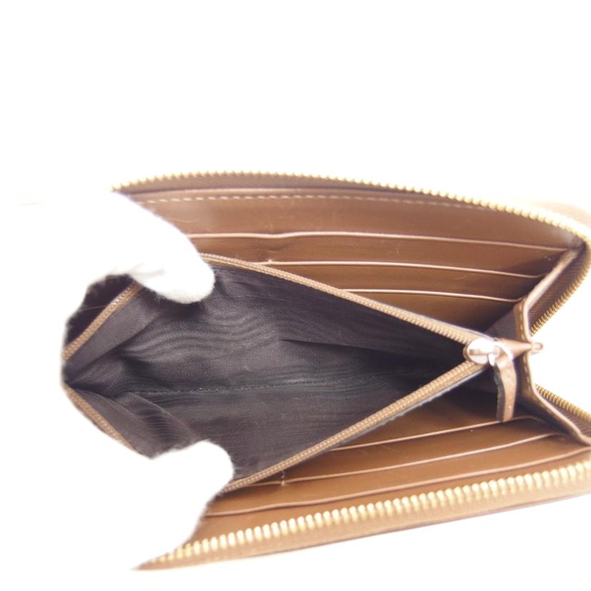 GUCCI グッチ/L字ファスナー長財布／ブラウン/332747//525***/Bランク/04