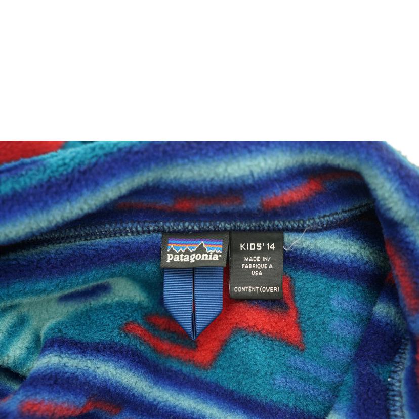 patagonia パタゴニア/’90　キッズ　ハーフジップ　プルオーバー／フリース/65550//サイズ　KIDS'14/Bランク/05