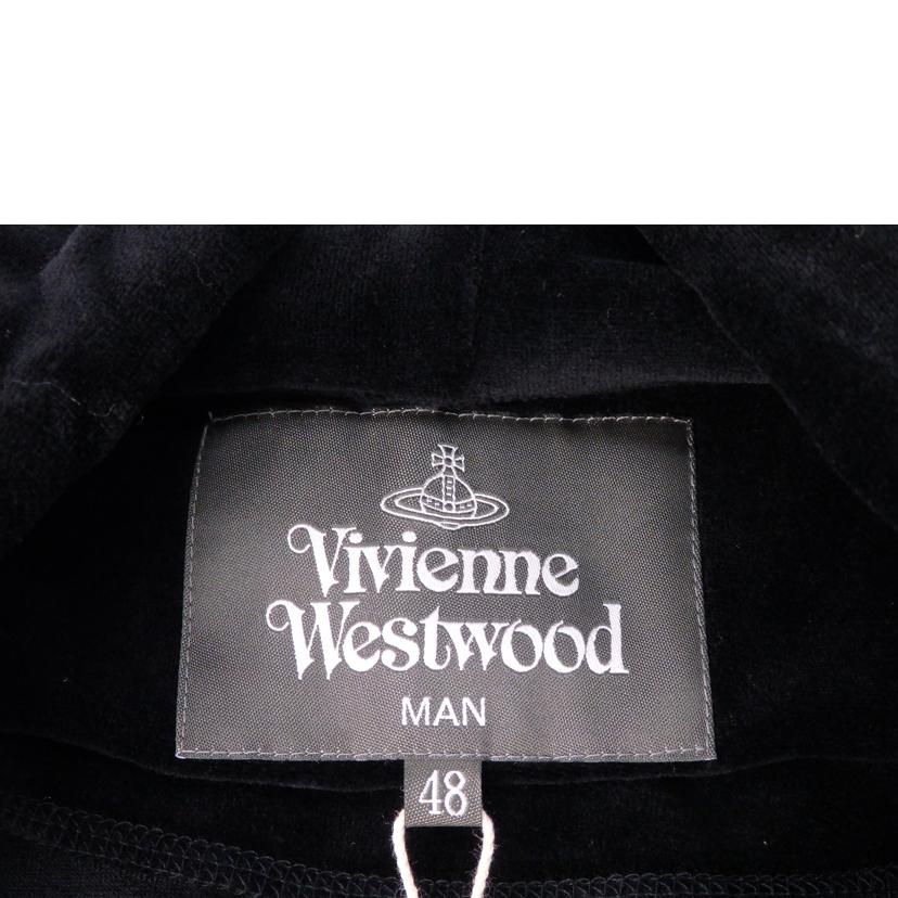 Vivienne　Westwood　man ヴィヴィアンウエストウッド/ワンポイントORB　ベロアジップパーカー/229-047 5621//SAランク/76