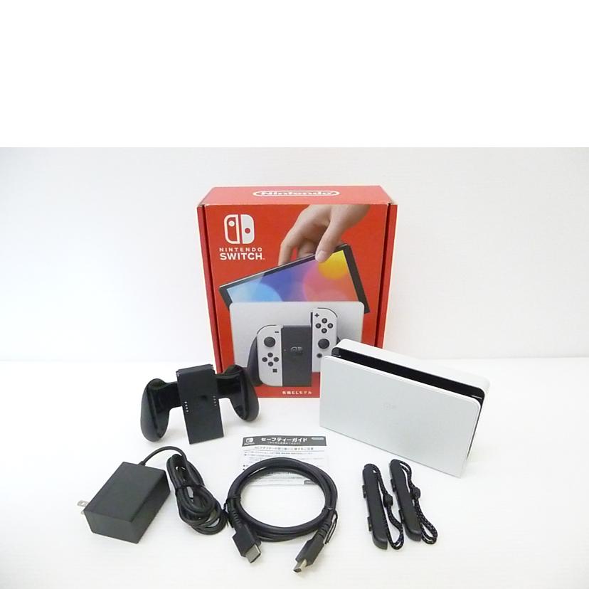 nintendo 任天堂/有機ELモデルスイッチ本体ホワイト/HEG-S-KAAAA//XTJ10983430497/ABランク/88