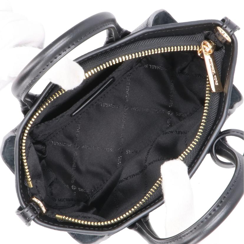 MICHAEL　KORS マイケルコース/Avril　Extra－Small　Leather　Satchel／ブラック/35F4G4VC0L//NB-****/Aランク/77
