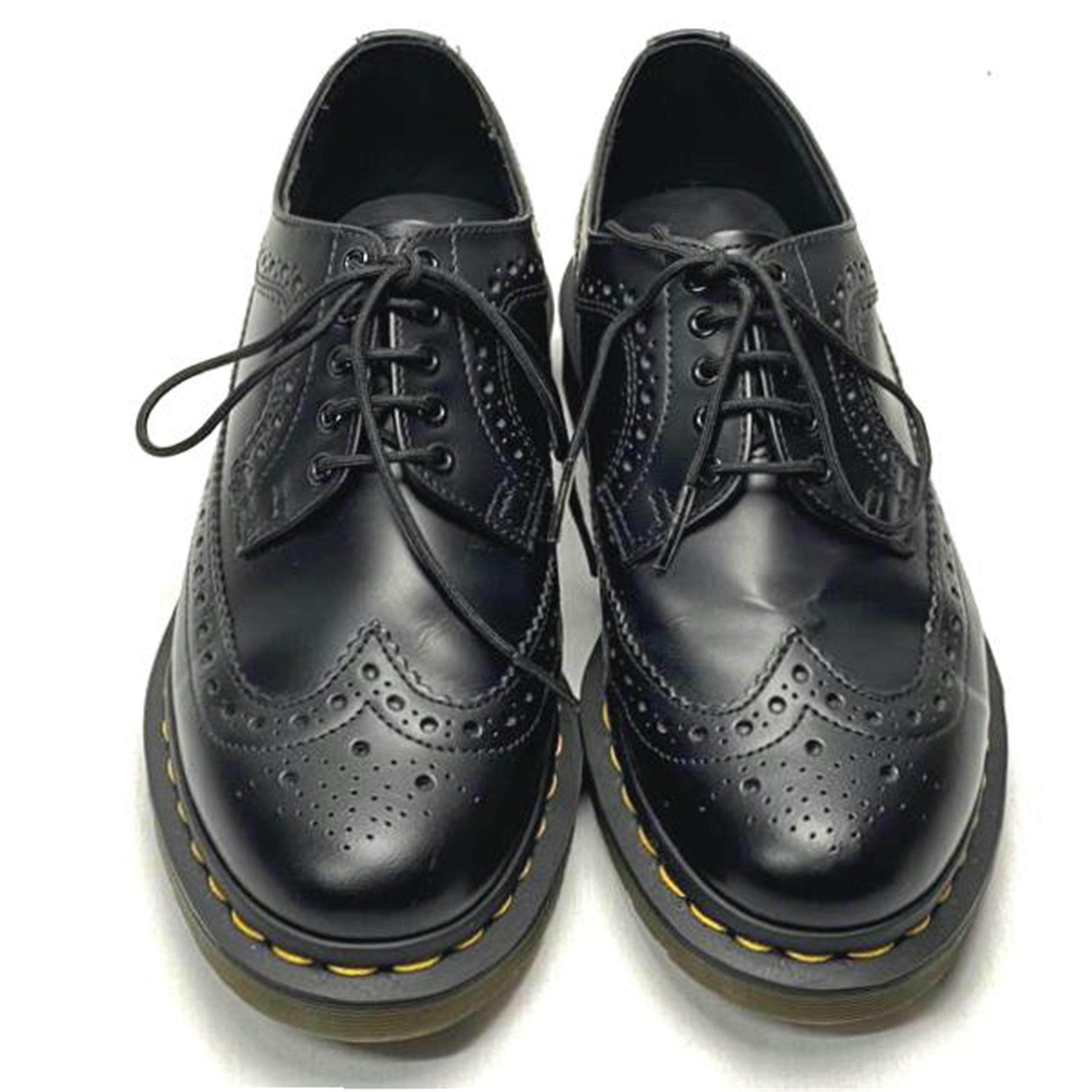 Dr．Martens ドクターマーチン/イエローステッチ　ブローグシューズ/3989//Aランク/52