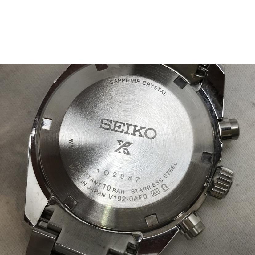 SEIKO セイコー/プロスペックス　スピードマスター/V192-0AF0//102***/Aランク/51