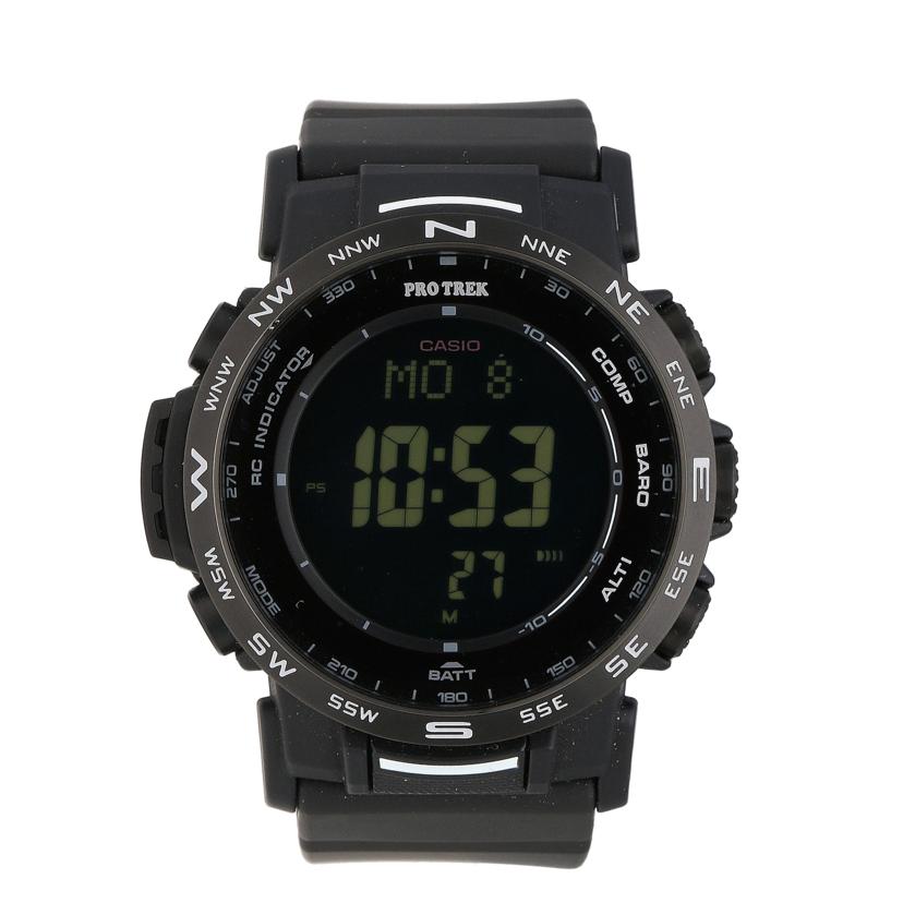 CASIO ｶｼｵ/PROTREK／クライマーライン／電波ソーラー/PRW-35Y//Aランク/75