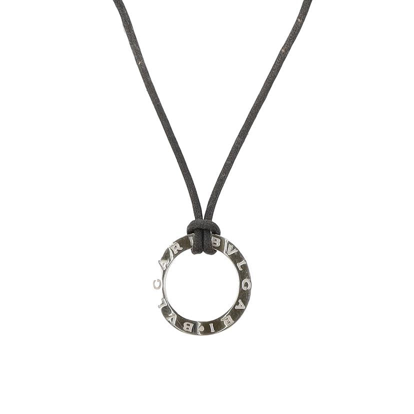 BVLGARI ブルガリ/750WGキーリングネックレス//ABランク/94